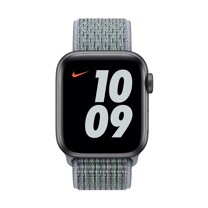 Apple Watch 40mm Nike Band: Obsidian Mist Nike Sport Loop (Seasonal Fall 2020)