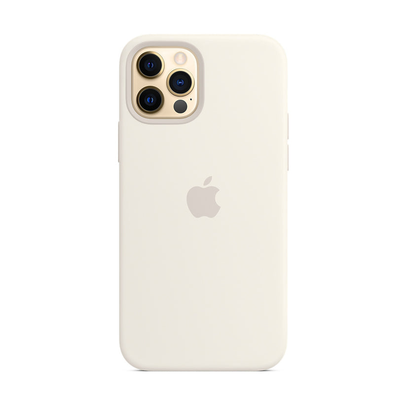 iPhone 12 | 12 Pro Silicone Case with MagSafe - White