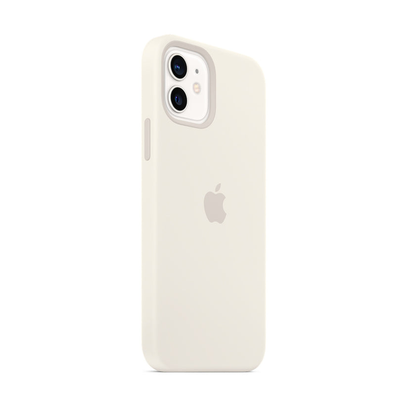 iPhone 12 | 12 Pro Silicone Case with MagSafe - White