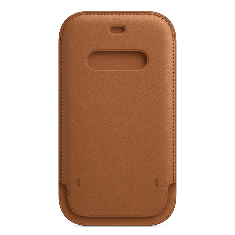 Apple iPhone 12|12 Pro Leather Sleeve with MagSafe - Saddle Brown