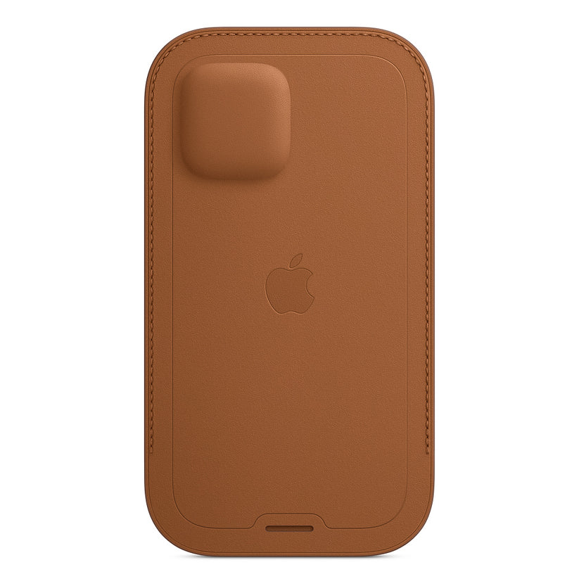 Apple iPhone 12|12 Pro Leather Sleeve with MagSafe - Saddle Brown