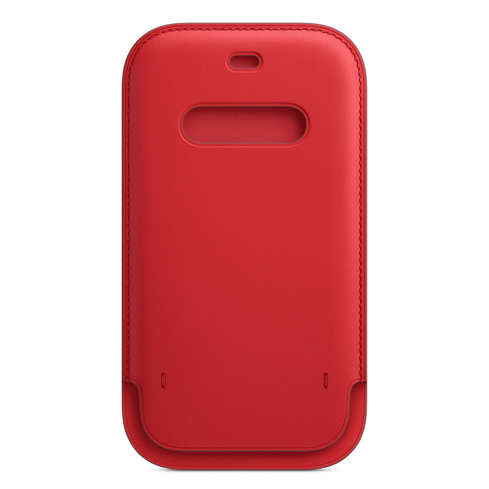 Apple iPhone 12|12 Pro Leather Sleeve with MagSafe - (PRODUCT)RED