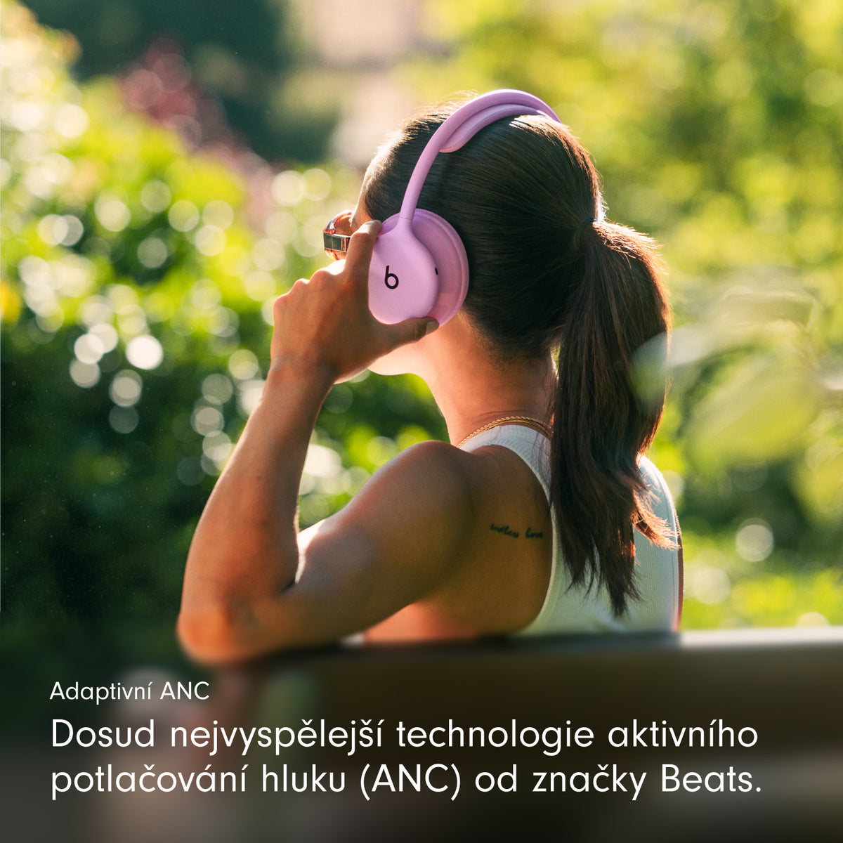 Bezdrôtové slúchadlá s potlačením hluku Beats 360 - ružové - iSTYLE.sk