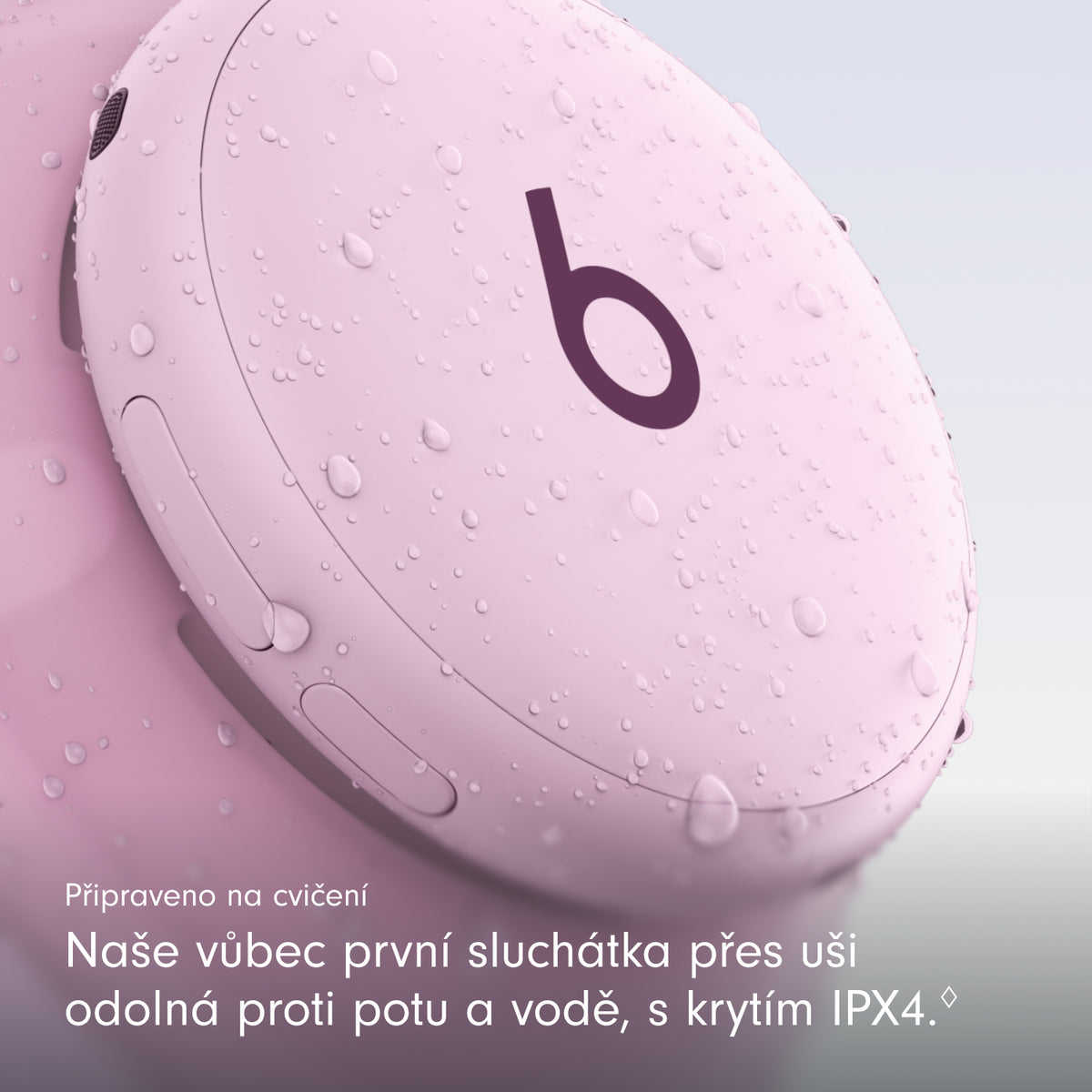 Bezdrôtové slúchadlá s potlačením hluku Beats 360 - ružové - iSTYLE.sk