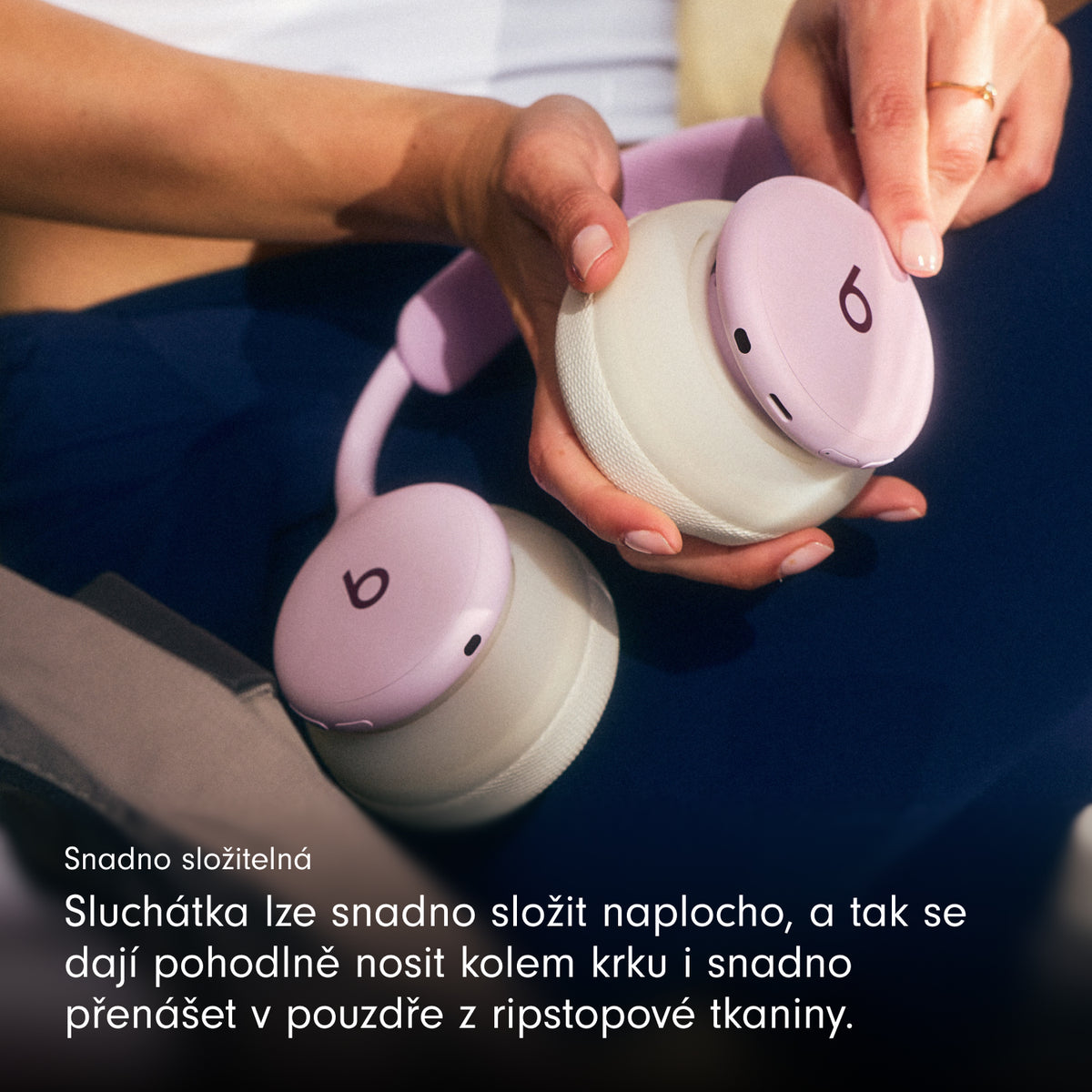 Bezdrôtové slúchadlá s potlačením hluku Beats 360 - ružové - iSTYLE.sk