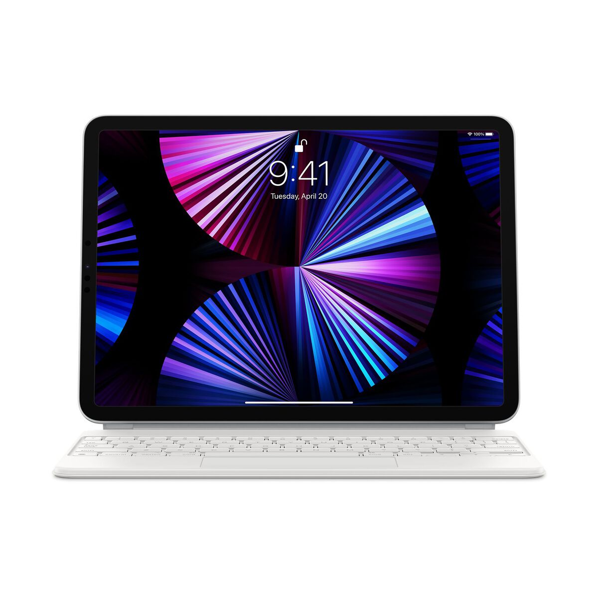 Apple Magic Keyboard for iPad Pro 11-inch (3rd) and iPad Air (4th) - US English - White