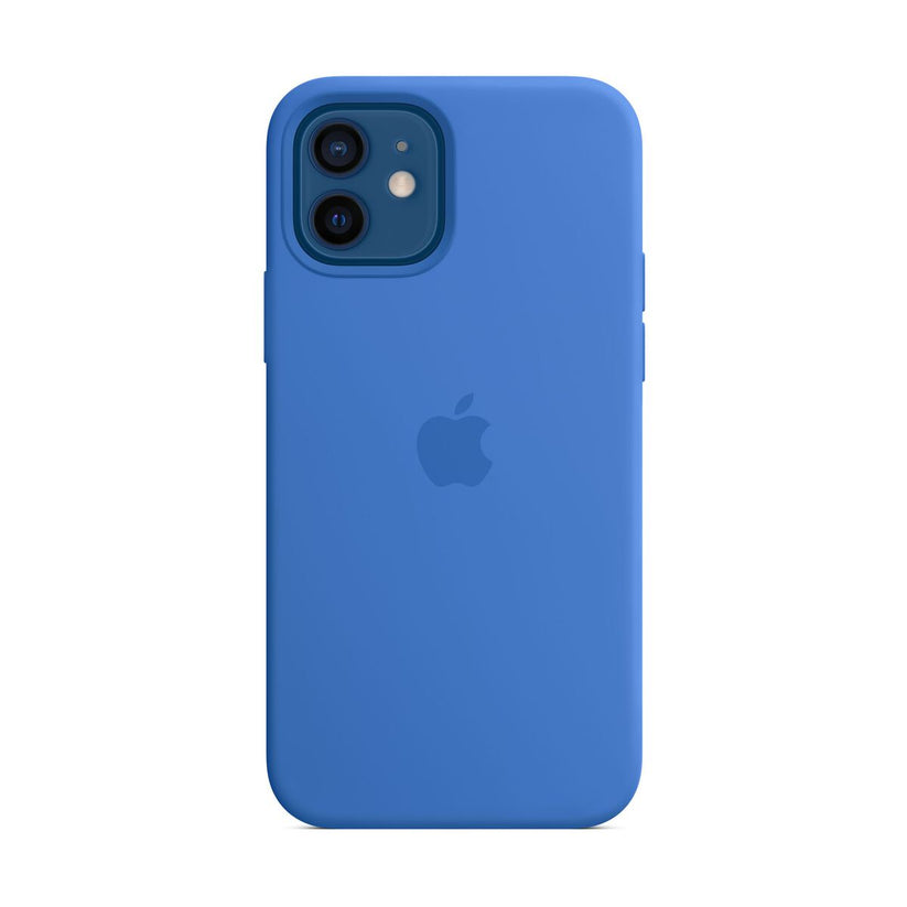 Apple iPhone 12/12 Pro Silicone Case with MagSafe - Capri Blue (Seasonal Spring2021)