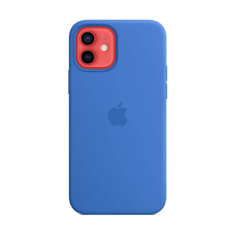 Apple iPhone 12/12 Pro Silicone Case with MagSafe - Capri Blue (Seasonal Spring2021)
