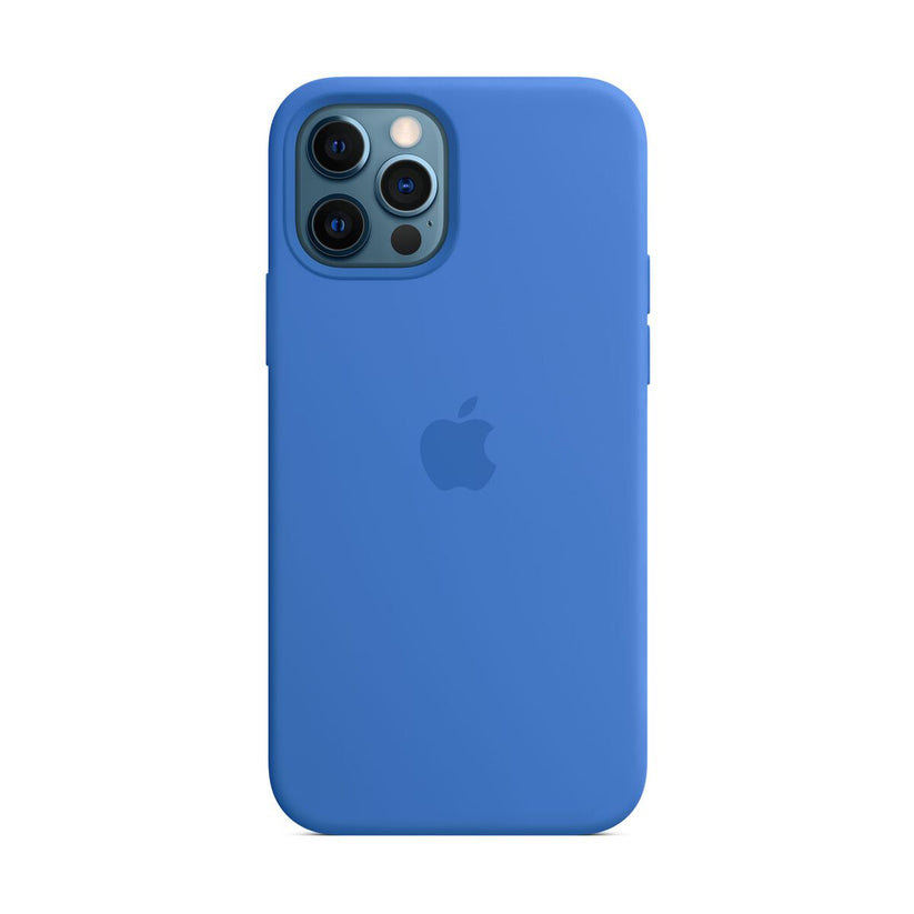 Apple iPhone 12/12 Pro Silicone Case with MagSafe - Capri Blue (Seasonal Spring2021)