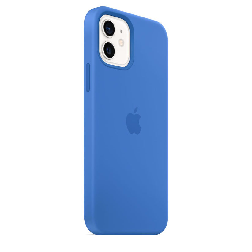 Apple iPhone 12/12 Pro Silicone Case with MagSafe - Capri Blue (Seasonal Spring2021)