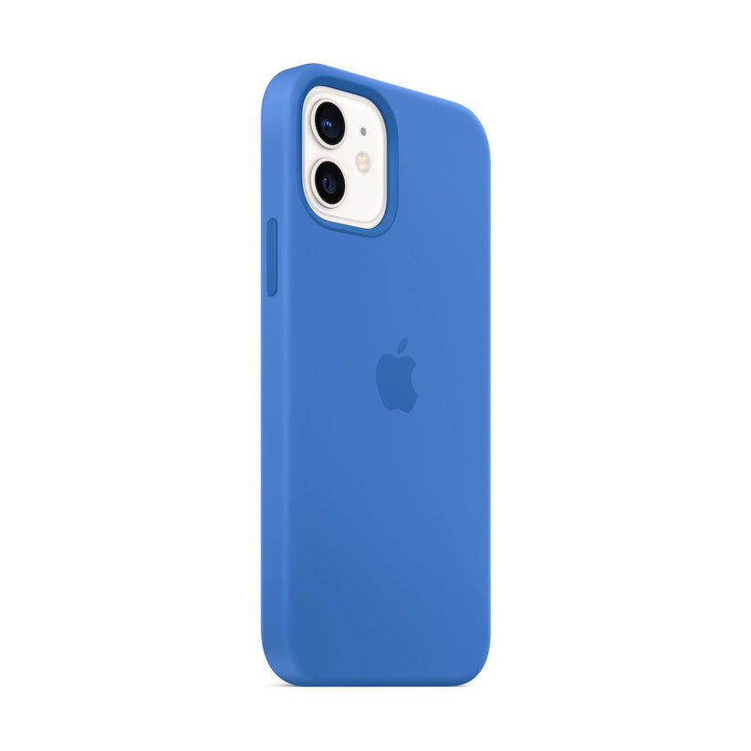 Apple iPhone 12/12 Pro Silicone Case with MagSafe - Capri Blue (Seasonal Spring2021)