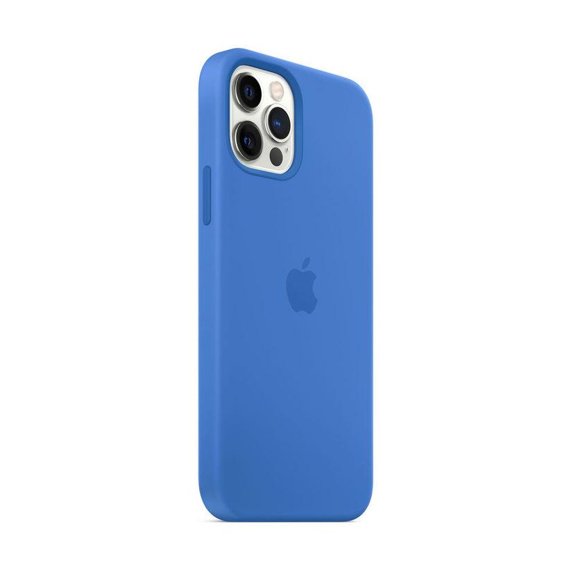 Apple iPhone 12/12 Pro Silicone Case with MagSafe - Capri Blue (Seasonal Spring2021)