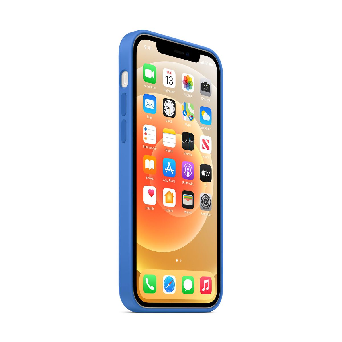 Apple iPhone 12/12 Pro Silicone Case with MagSafe - Capri Blue (Seasonal Spring2021)