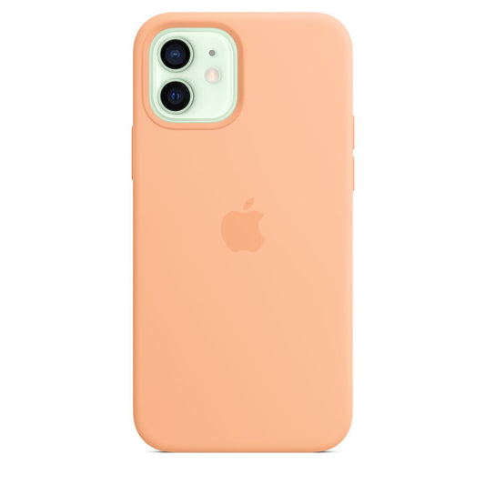 Apple iPhone 12/12 Pro Silicone Case with MagSafe - Cantaloupe (Seasonal Spring2021)