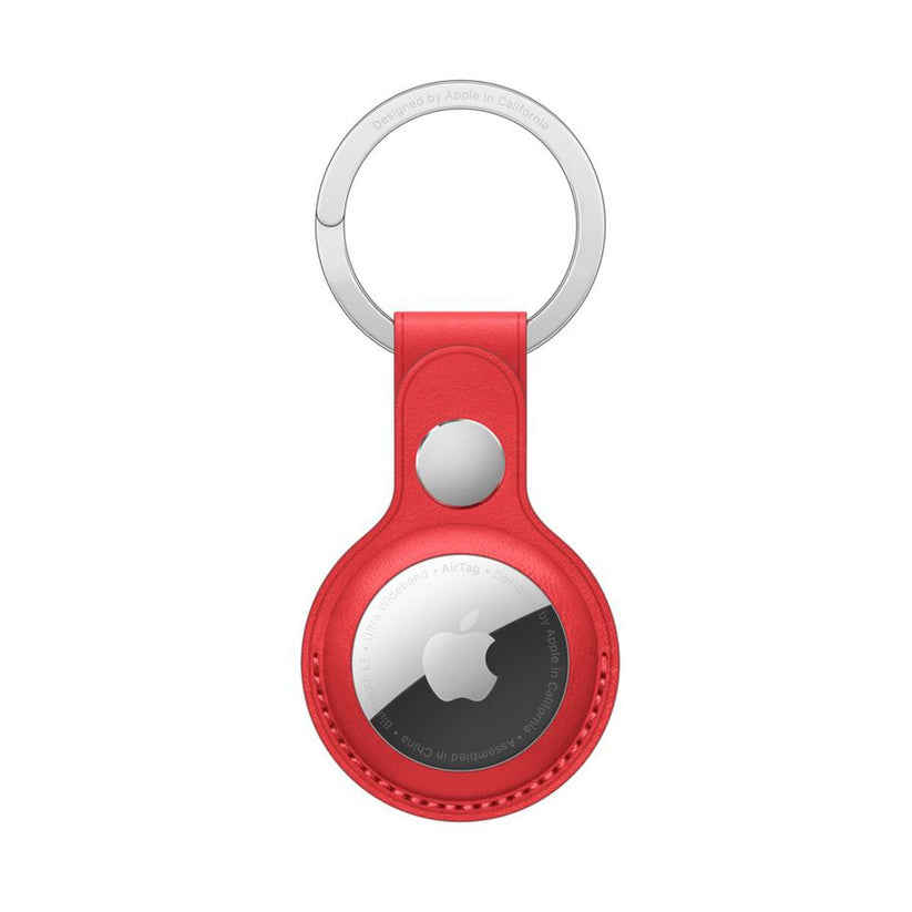 AirTag Leather Key Ring - (PRODUCT)RED