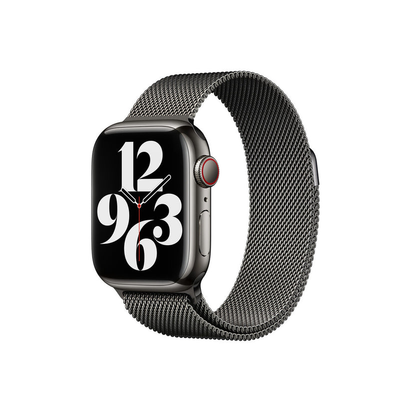 Apple Watch 38/40/41 mm Grafitovo šedý milánsky ťah