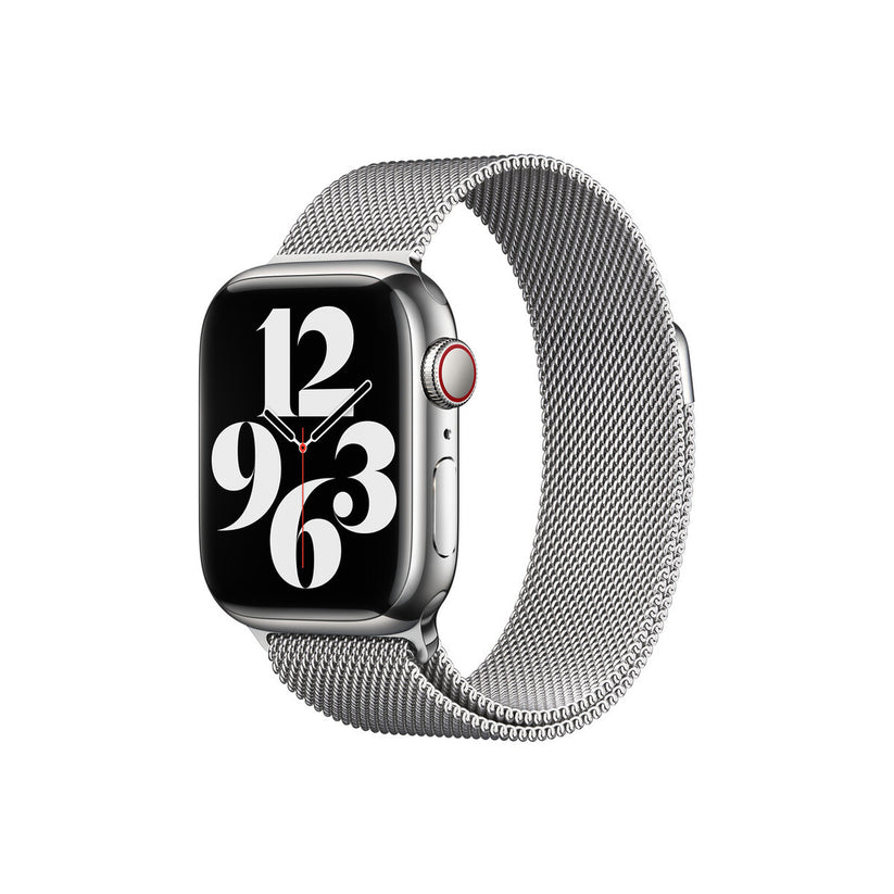 Apple Watch 38/40/41 mm Strieborný milánsky ťah