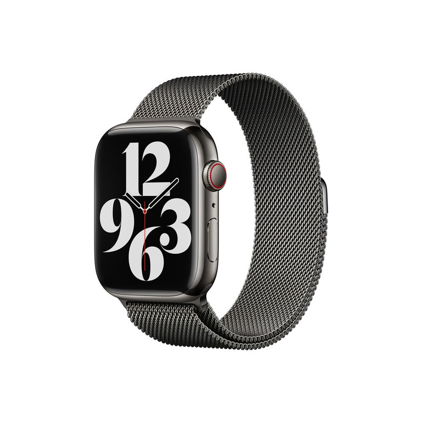 Apple Watch 42/44/45/49 mm Grafitovo šedý milánsky ťah