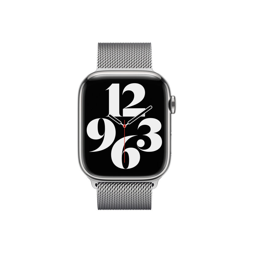 Apple Watch 42/44/45/49 mm Strieborný milánsky ťah