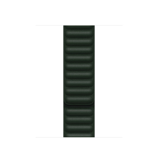 41mm Sequoia Green Leather Link - M/L