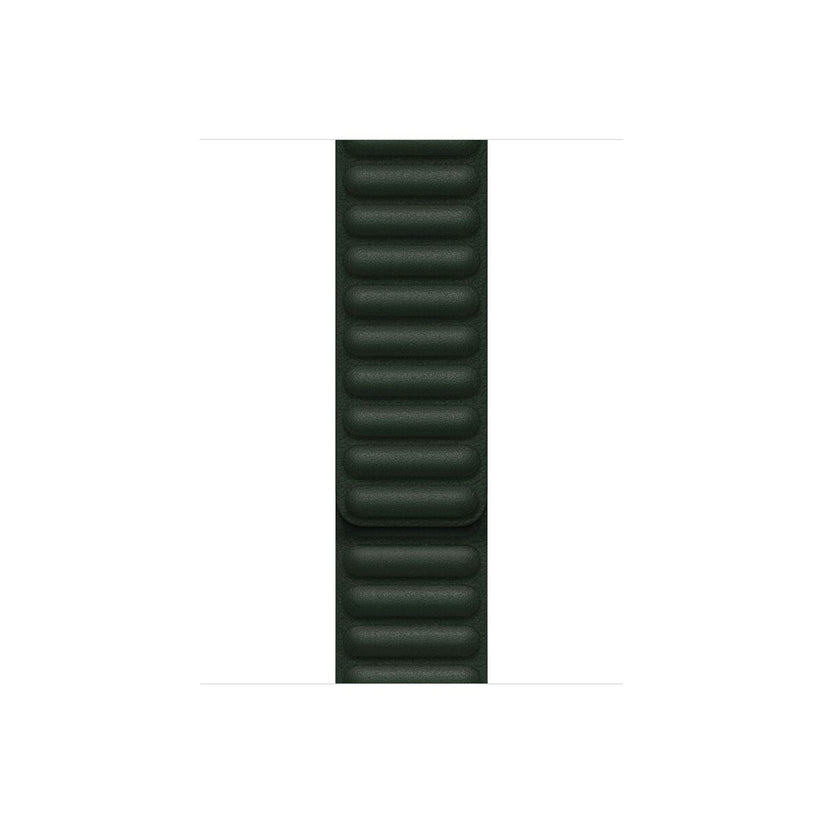 41mm Sequoia Green Leather Link - S/M