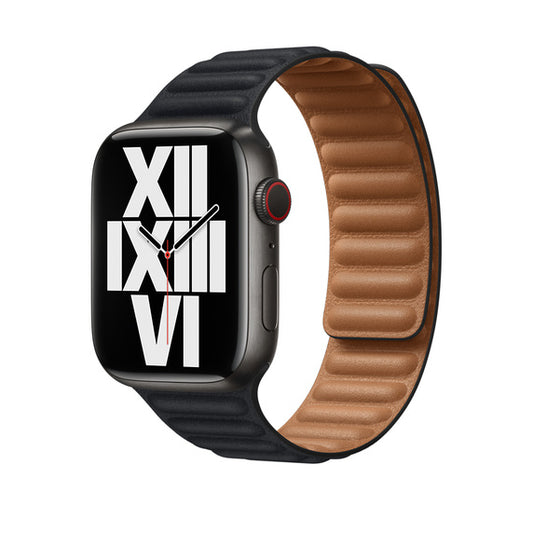 45mm Midnight Leather Link - S/M