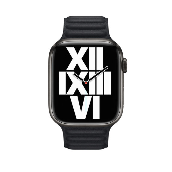 45mm Midnight Leather Link - S/M