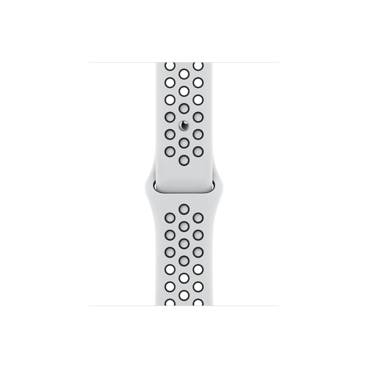 41mm Pure Platinum/Black Nike Sport Band - Regular