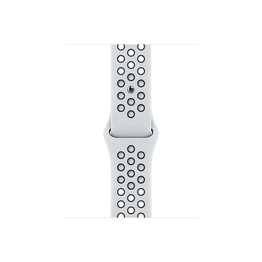 41mm Pure Platinum/Black Nike Sport Band - Regular
