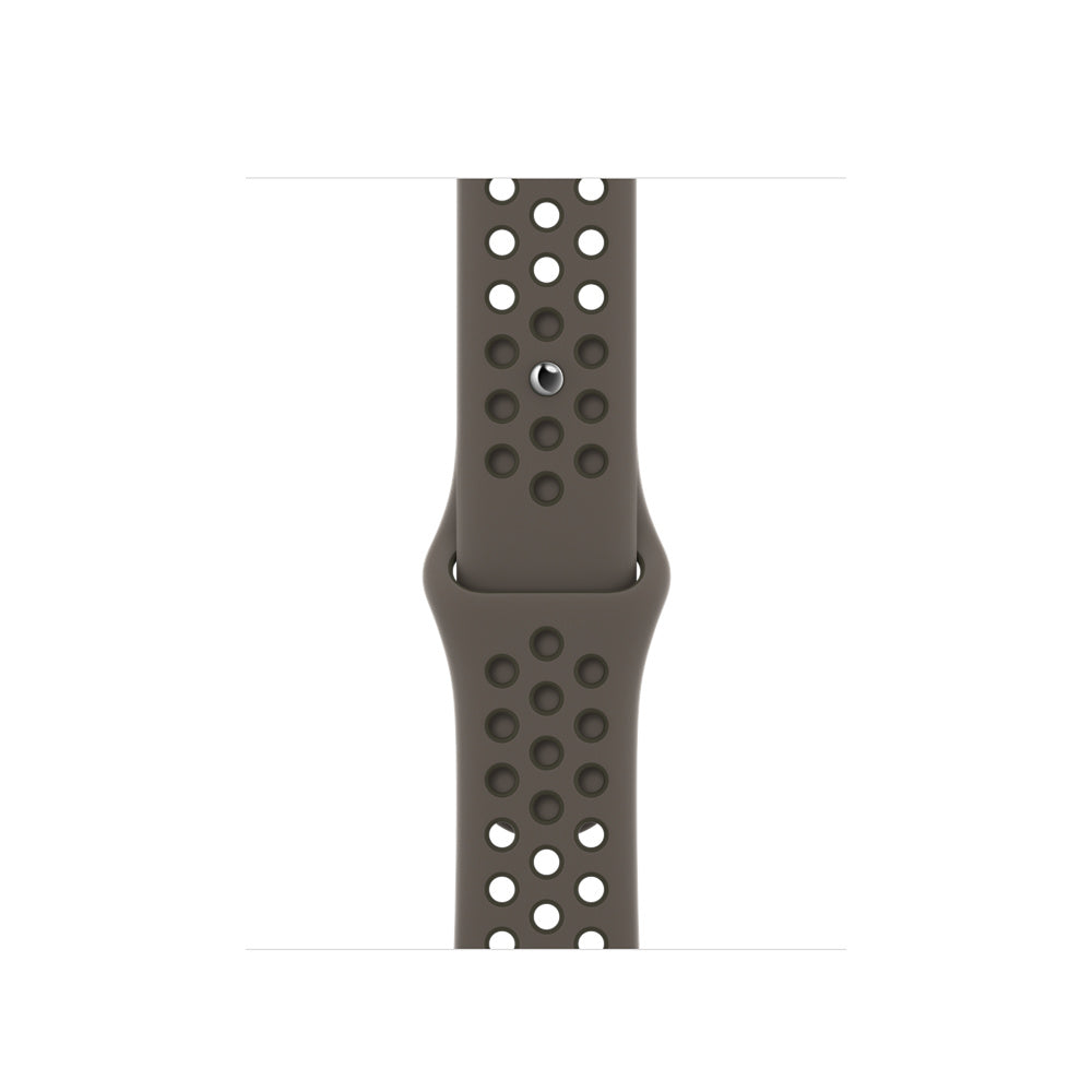 41mm Midnight Olive Gray/Cargo Khaki Nike Sport Band - Regular