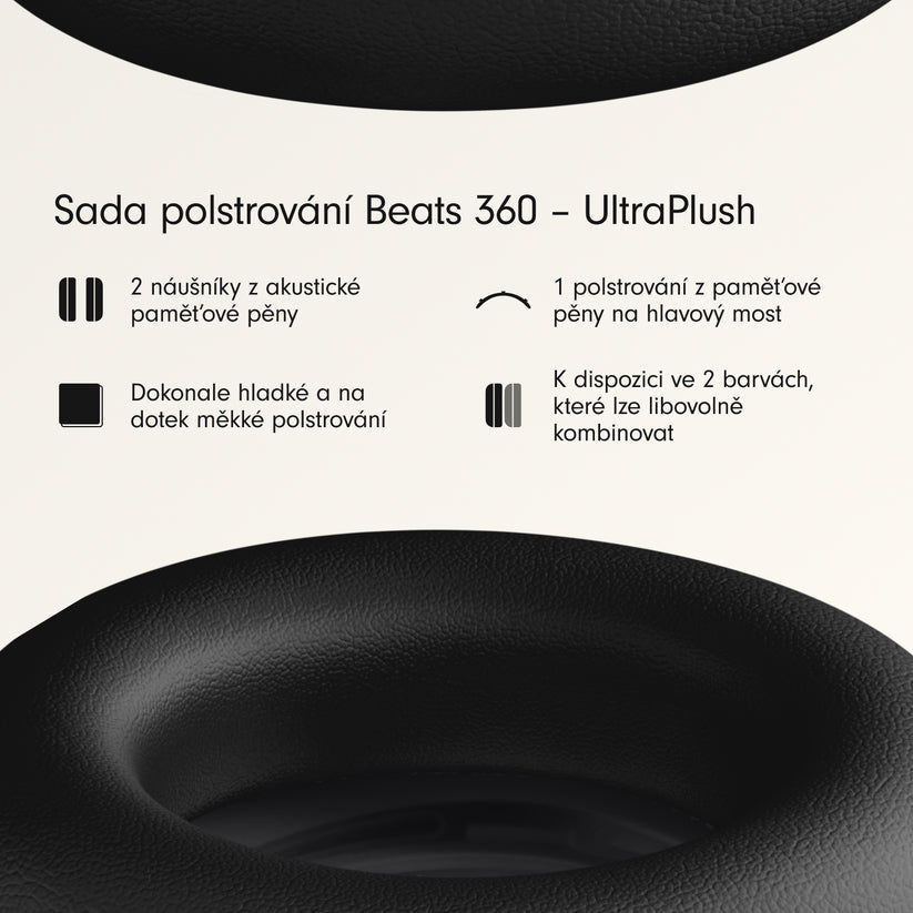 Súprava polstrovania Beats 360 UltraPlush - čierna - iSTYLE.sk