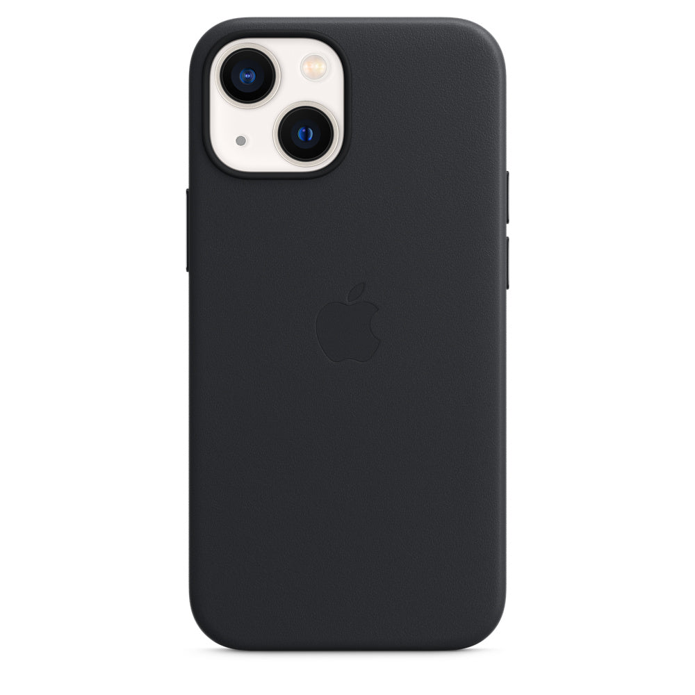 iPhone 13 mini Leather Case with MagSafe - Midnight