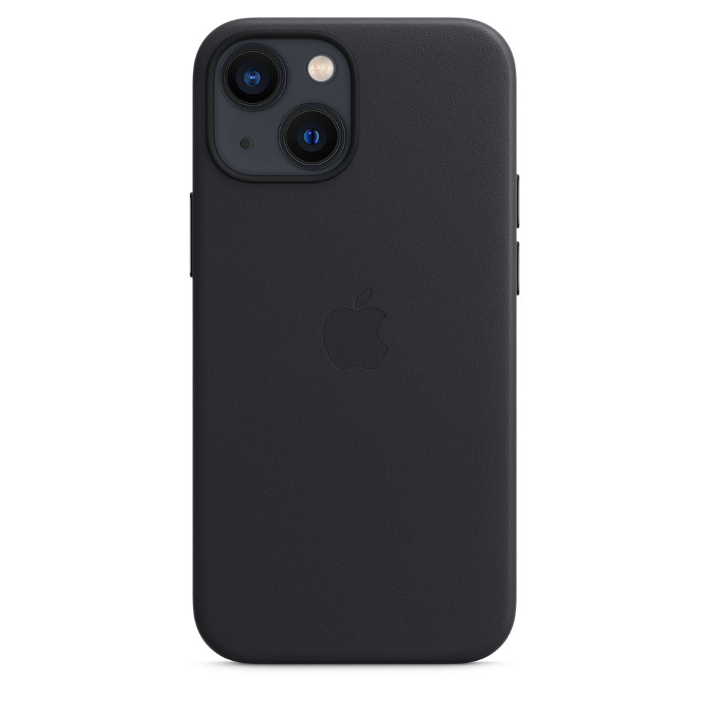 iPhone 13 mini Leather Case with MagSafe - Midnight