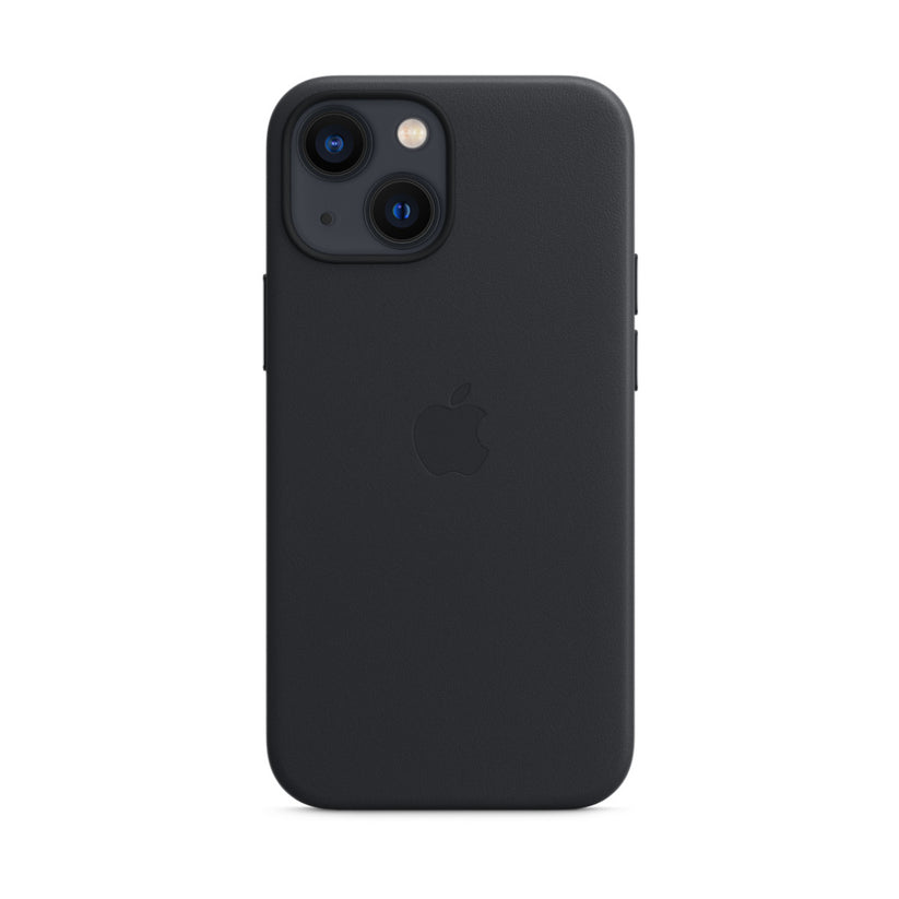 iPhone 13 mini Leather Case with MagSafe - Midnight