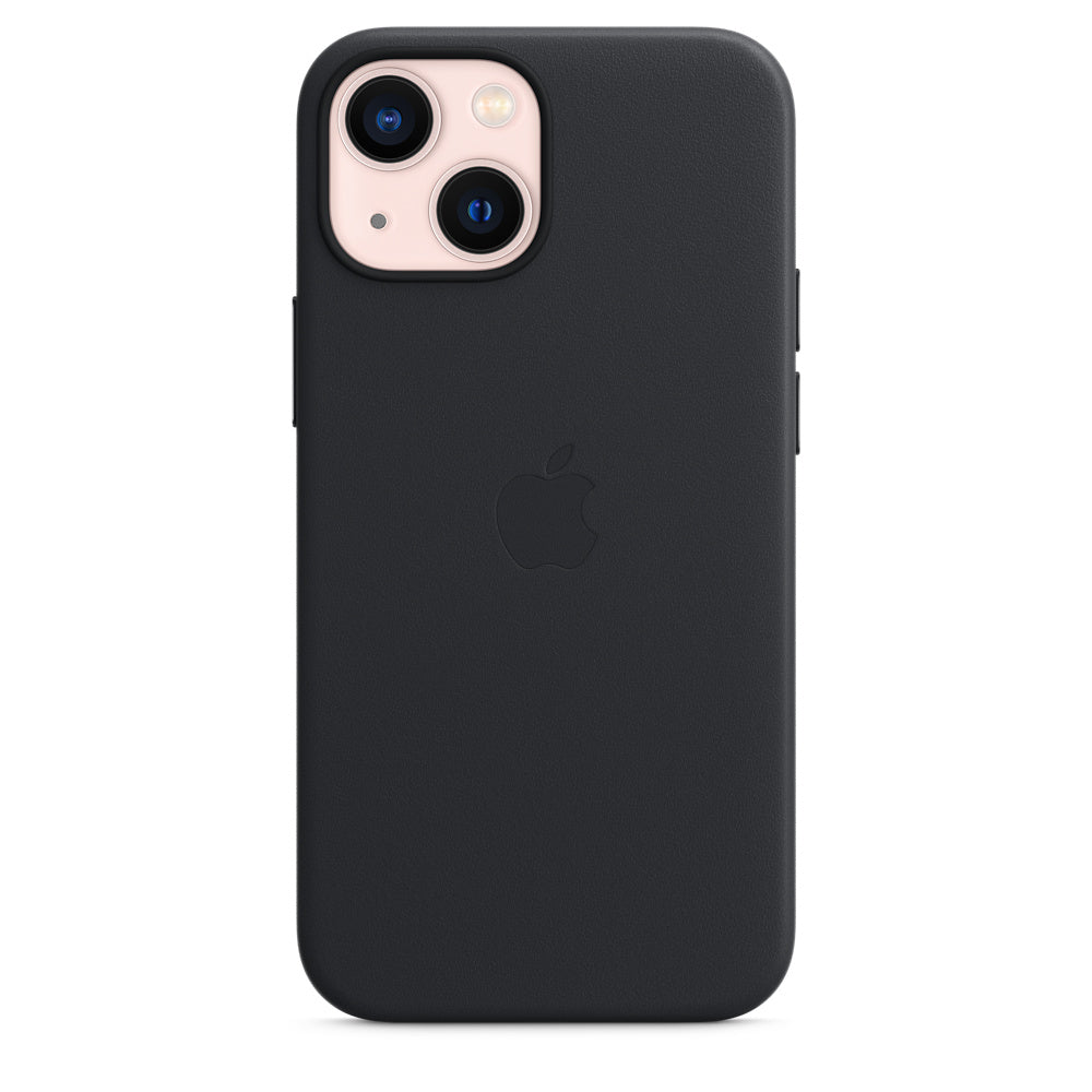iPhone 13 mini Leather Case with MagSafe - Midnight