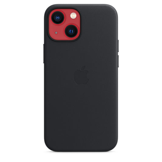 iPhone 13 mini Leather Case with MagSafe - Midnight