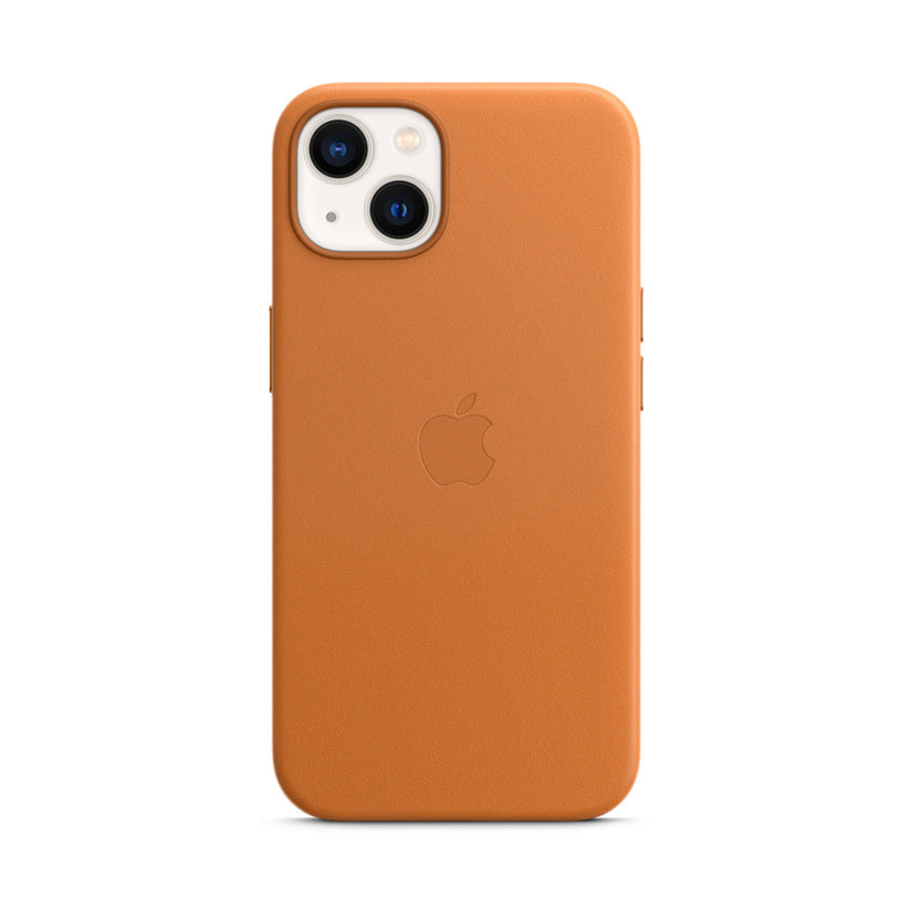 iPhone 13 Leather Case with MagSafe - Golden Brown