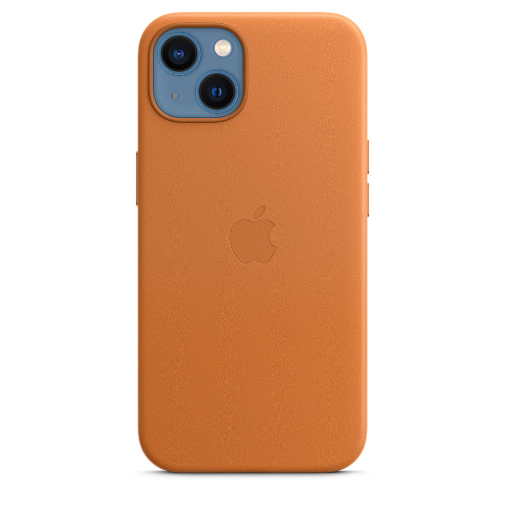 iPhone 13 Leather Case with MagSafe - Golden Brown