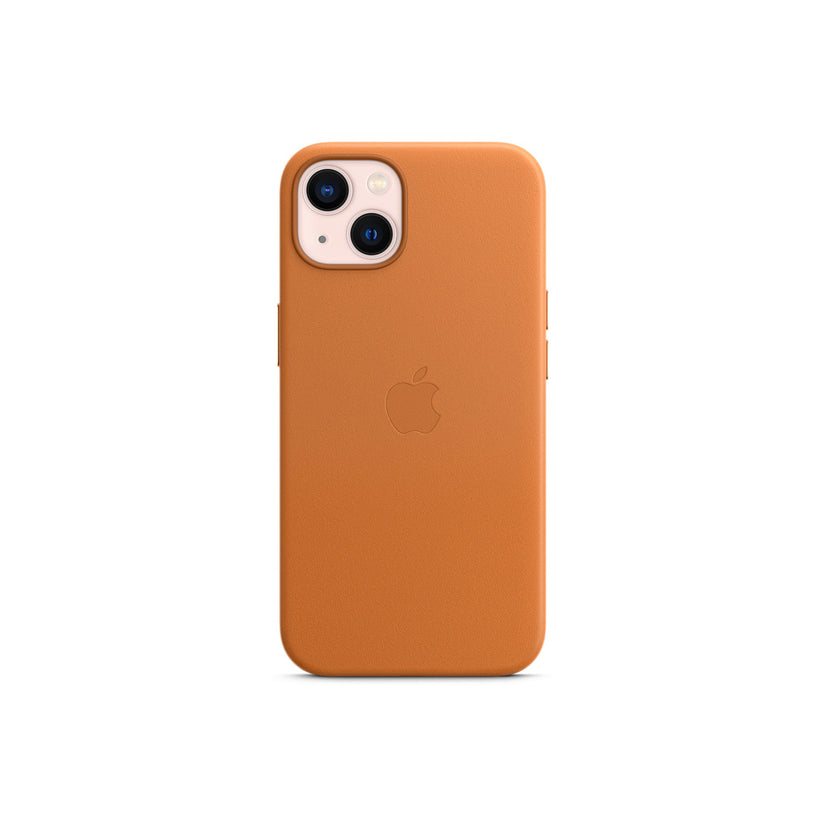 iPhone 13 Leather Case with MagSafe - Golden Brown