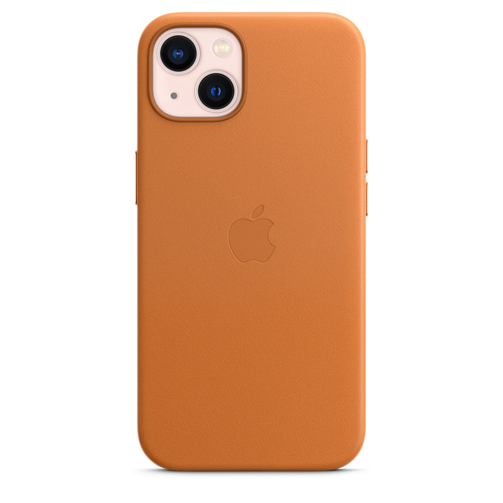 iPhone 13 Leather Case with MagSafe - Golden Brown