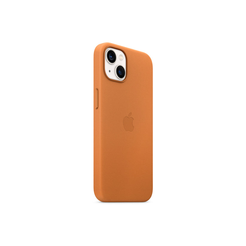 iPhone 13 Leather Case with MagSafe - Golden Brown