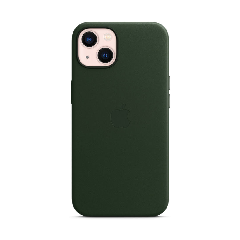 iPhone 13 Leather Case with MagSafe - Sequoia Green