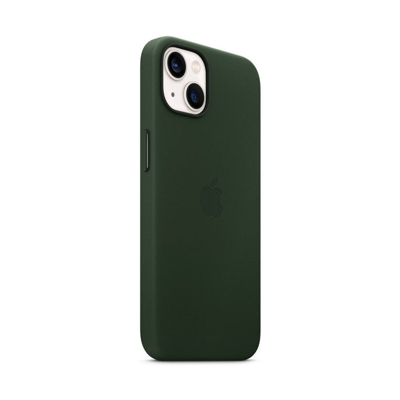 iPhone 13 Leather Case with MagSafe - Sequoia Green