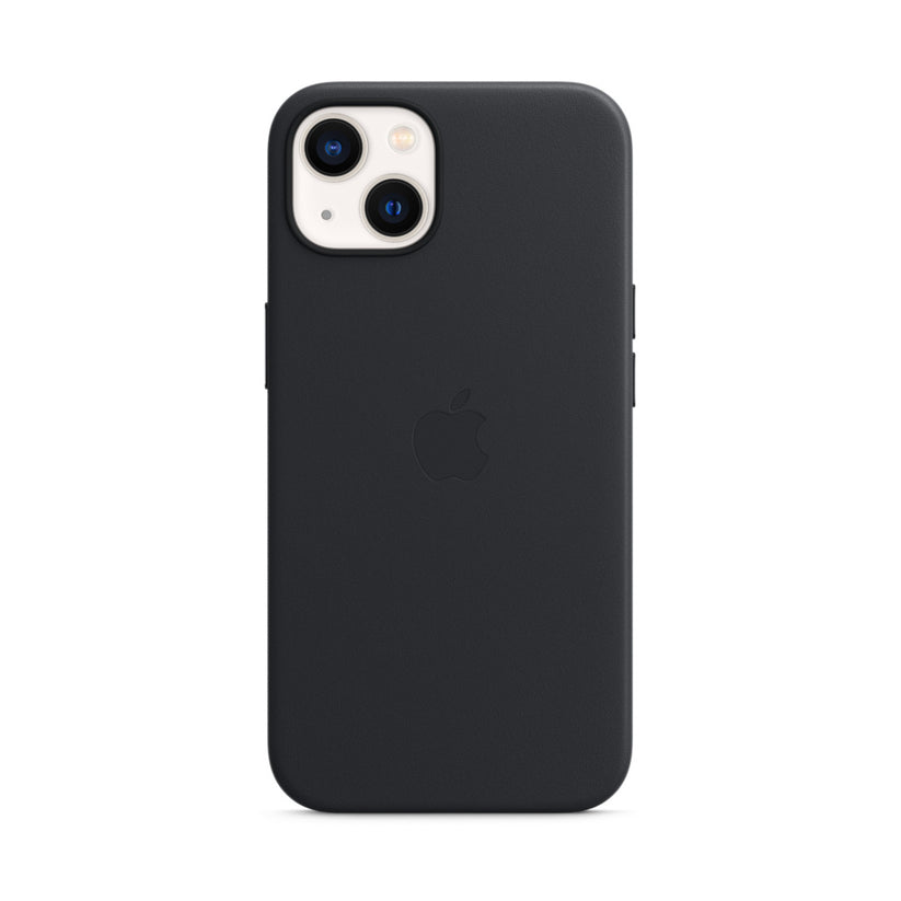 iPhone 13 Leather Case with MagSafe - Midnight