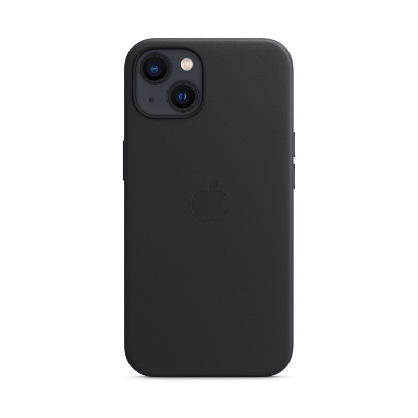 iPhone 13 Leather Case with MagSafe - Midnight