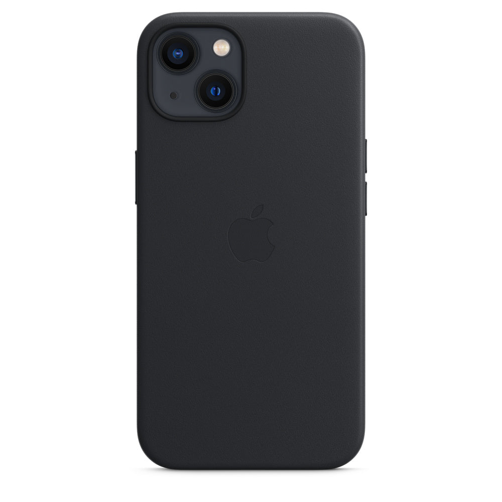 iPhone 13 Leather Case with MagSafe - Midnight