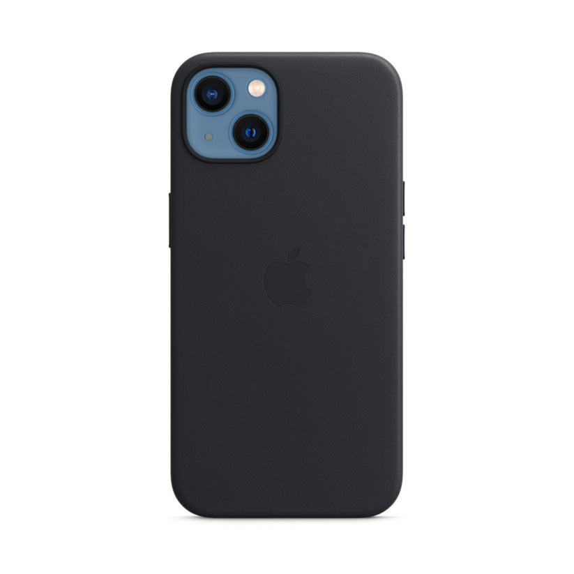 iPhone 13 Leather Case with MagSafe - Midnight