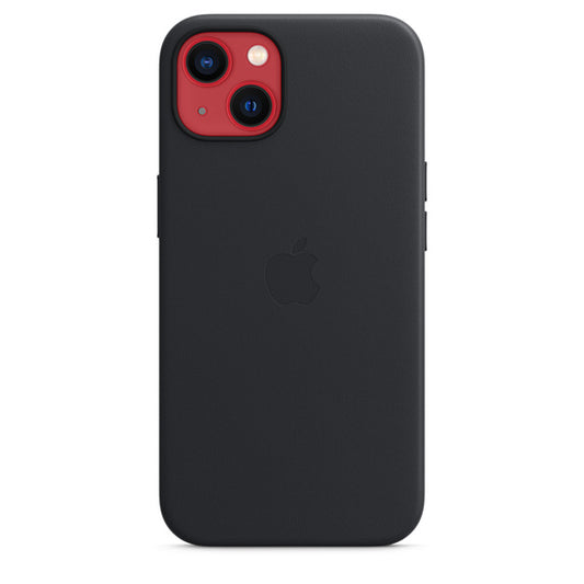 iPhone 13 Leather Case with MagSafe - Midnight