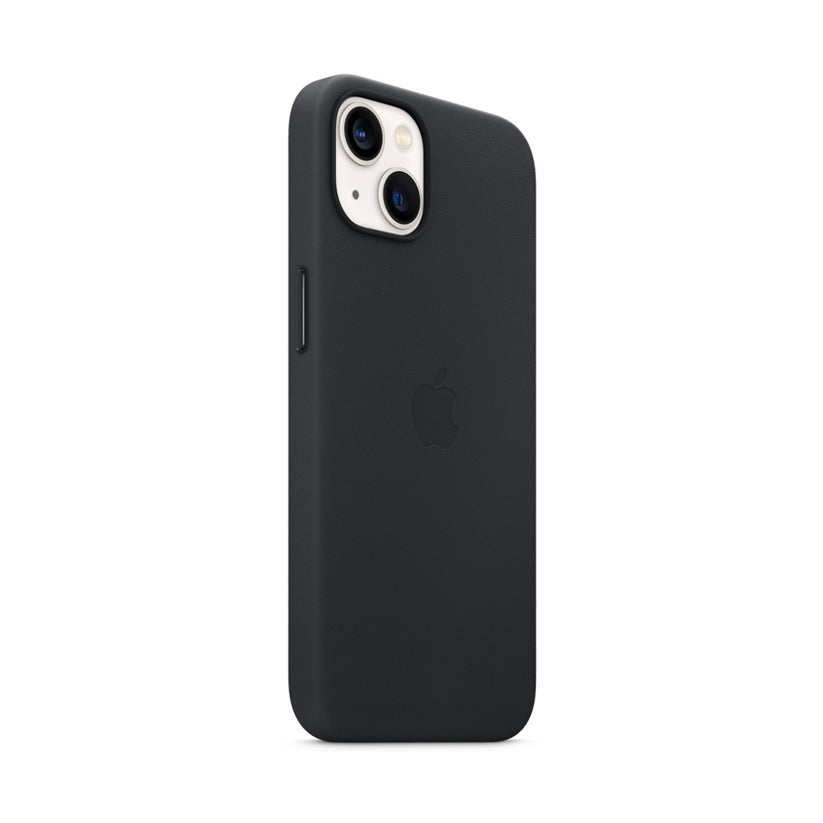iPhone 13 Leather Case with MagSafe - Midnight