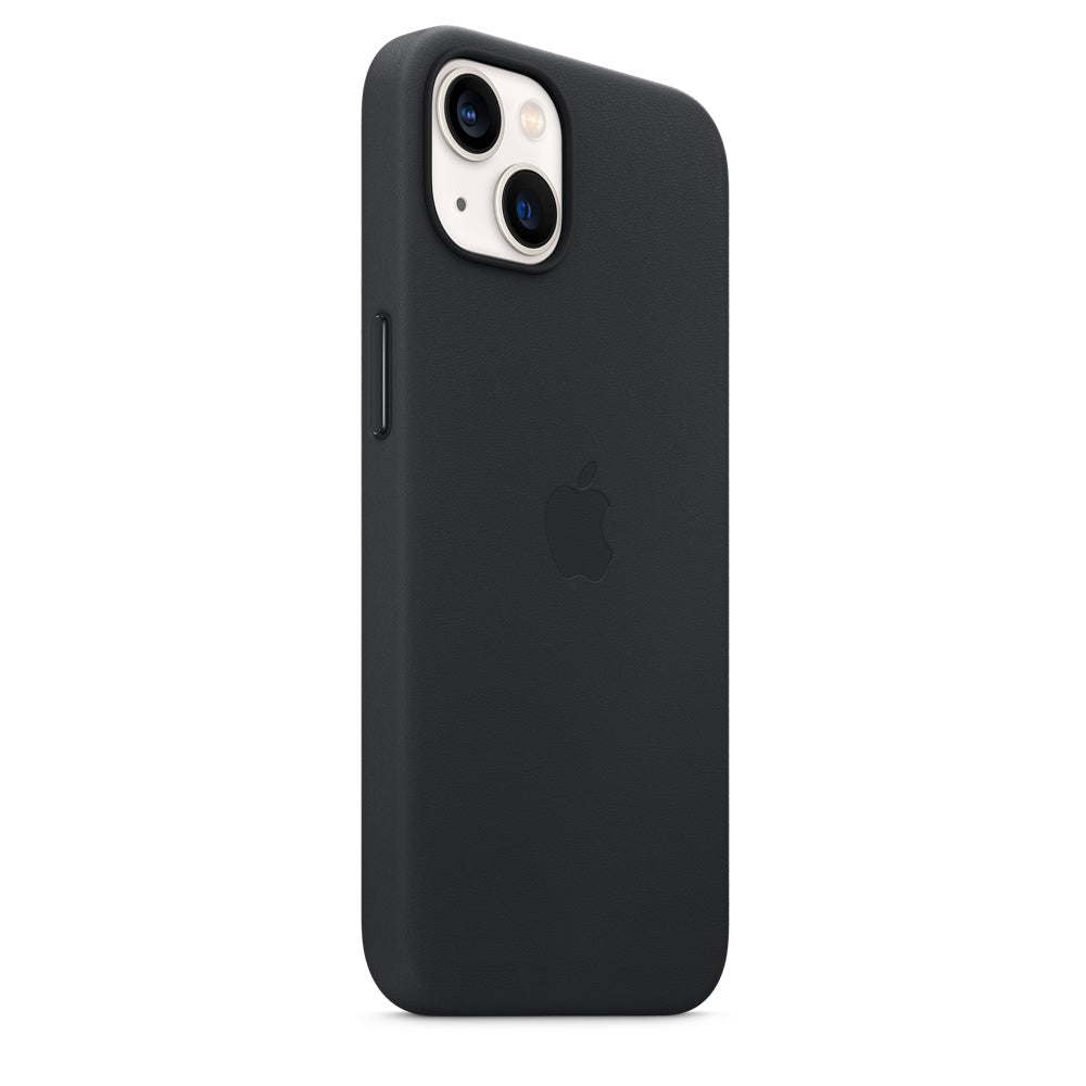 iPhone 13 Leather Case with MagSafe - Midnight
